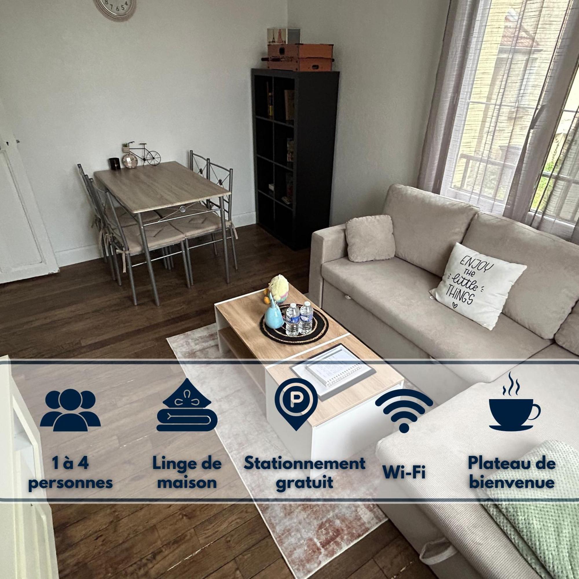 Logement Calme + Stationnement Τρουά Εξωτερικό φωτογραφία